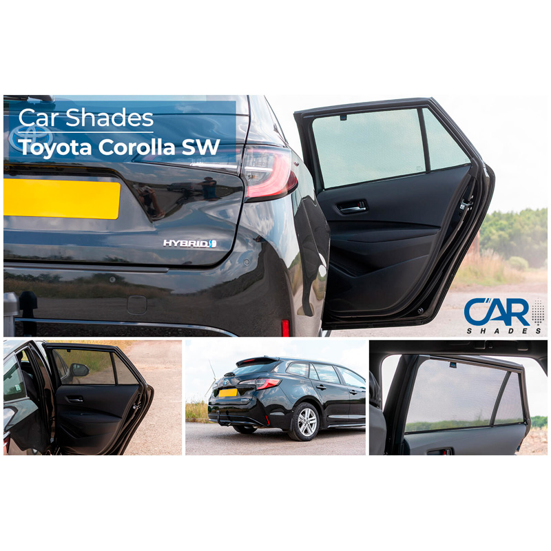 Set de Car Shades (portes arrières) sur mesure pour Toyota Corolla (E21) Touring Sports 2019- (2-pièces)