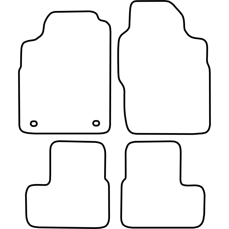 Set de tapis de sol sur mesure pour Ford Escort 1990-1994