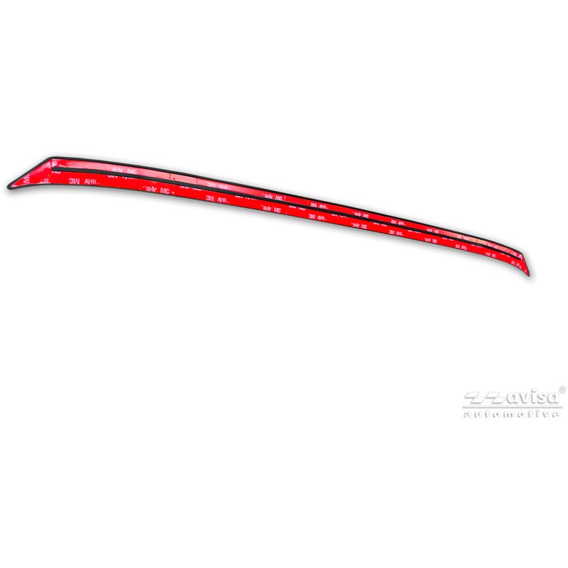 Avisa Moulure de hayon en Inox Noir Chrome sur mesure pour Mazda CX-30 (DM) 2019-