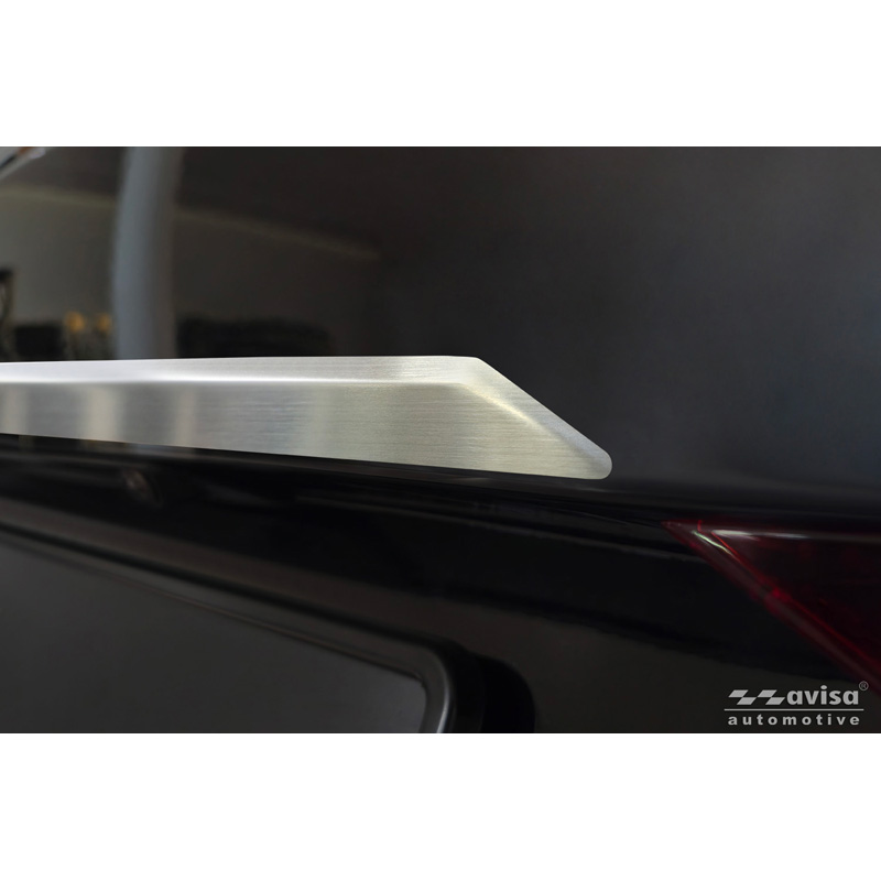 Avisa Revêtement d'habillage du hayon du coffre inox brossé sur mesure pour Volvo V60 II 2018-