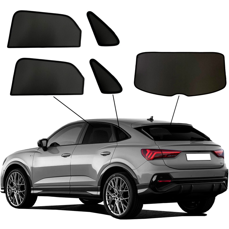 SunClip Protection visuelle & solaire sur mesure pour Audi Q3 Sportback (F3N) 2019-
