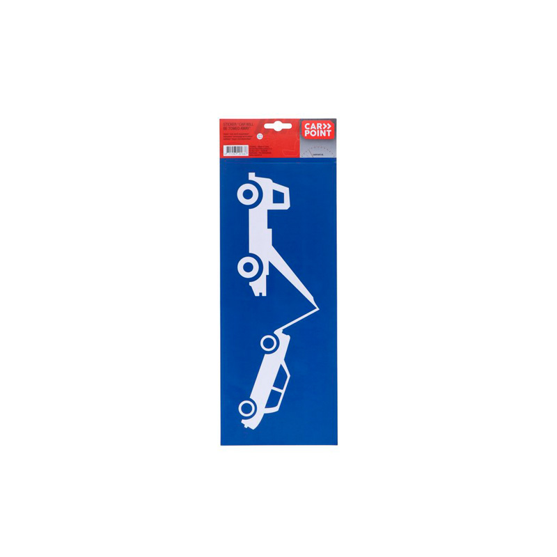 Carpoint Autocollant Mise en Fourrière 33,5x14cm