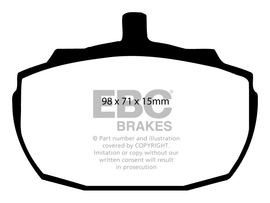 EBC Brakes AUSTIN Princess 1.8 75-78 Remblokken voorzijde greens