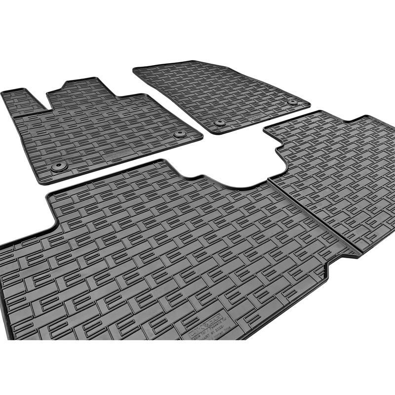 Set tapis de caoutchouc sur mesure pour Smart #1 EV 2022- & #3 EV 2023- (4-pièces + points de fixage)