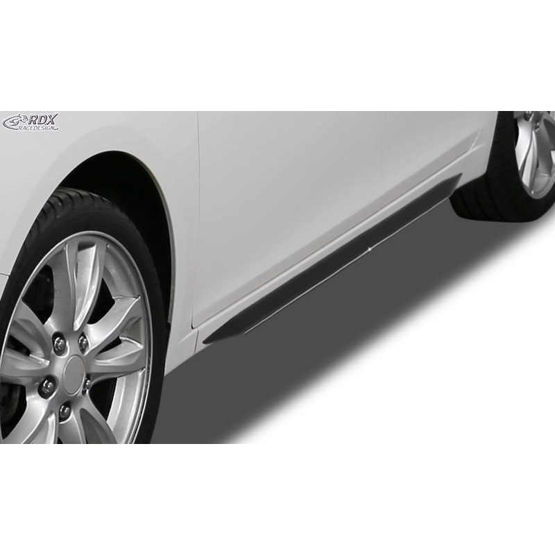 Jupes latérales 'Slim' sur mesure pour Audi A3 8P 3-portes 2003-2012 (ABS noir luisant)
