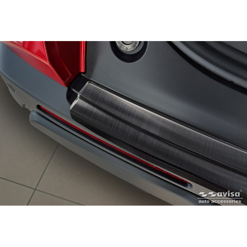 Protection de seuil arrière inox noir sur mesure pour Honda CR-V VI 2023-