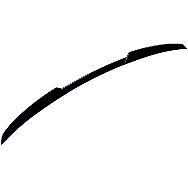 Aileron arrière inférieur sur mesure pour BMW Série-3 E91 Touring 2005-2012 (ABS Noir Luisant)