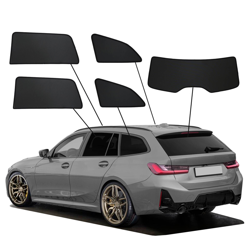 SunClip Protection visuelle & solaire sur mesure pour BMW Série-3 G21 Touring 2019-