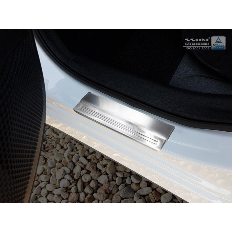 Seuils de portes inoxydable sur mesure pour Renault Kadjar 2015- - 'Special Edition' - 4-pièces