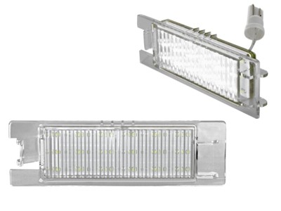 LED Licenceplateplaat lightning Opel Zafira B 05-, Astra H 04-09,