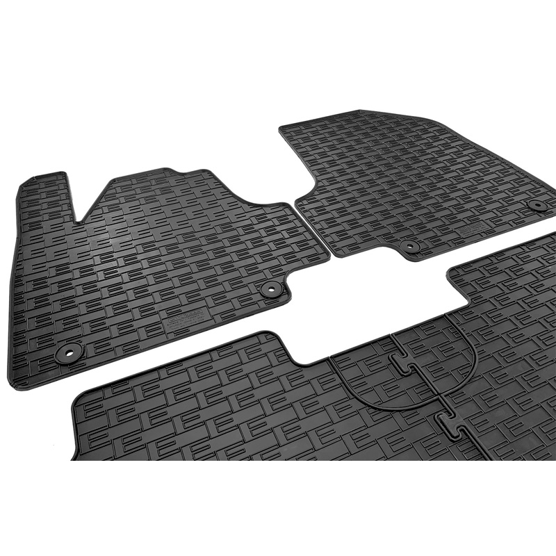 Set tapis de caoutchouc sur mesure pour Hyundai Ioniq 5 (NE) 2020- (3-pièces + points de fixage)