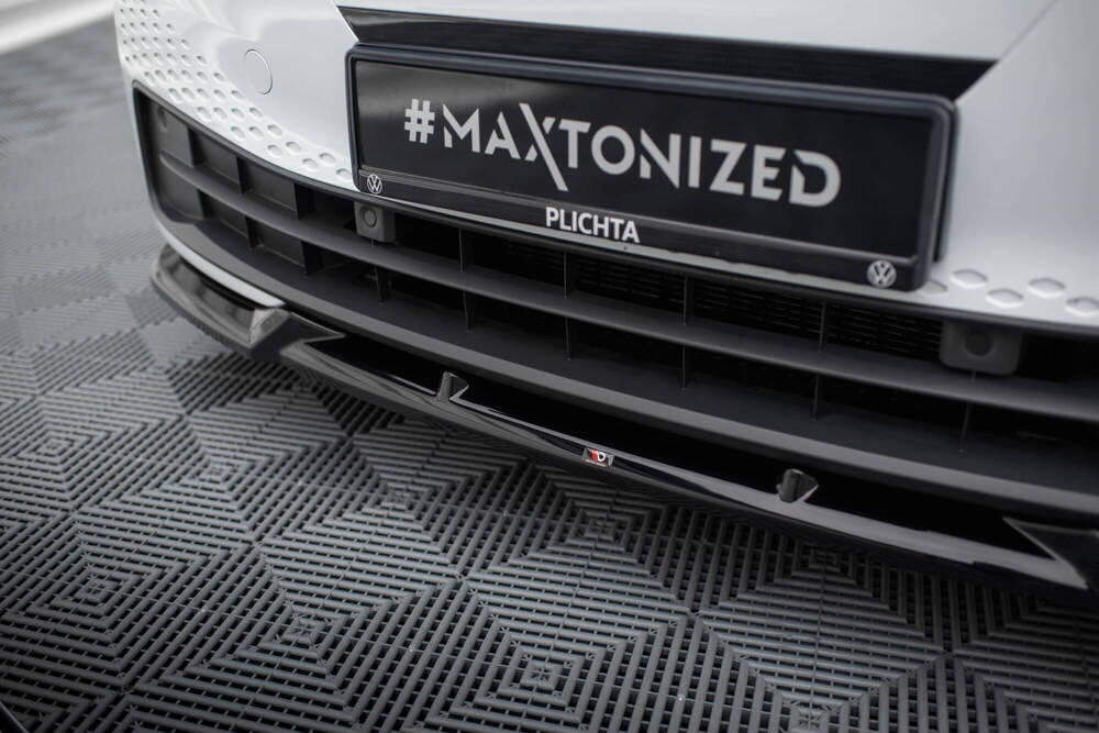 Voorspoiler V.2 Volkswagen ID.3 Maxton Glans Zwart