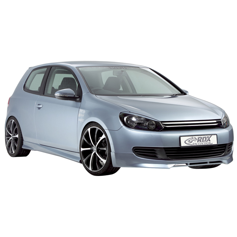 Jupes latérales sur mesure pour Volkswagen Golf V/VI/Jetta + Seat Leon 1P 2005- 'Turbo' (ABS)