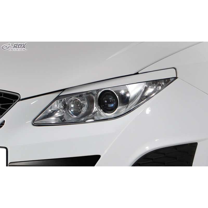 Spoilers de phares sur mesure pour Seat Ibiza 6J/6P 2008-2017 incl. ST & SC (ABS)