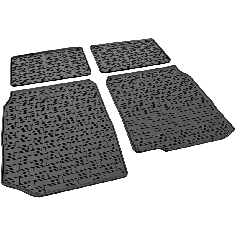 CIKCAR Set tapis de caoutchouc sur mesure pour Dacia Spring EV Facelift 24- (4-pièces + points de fixage)