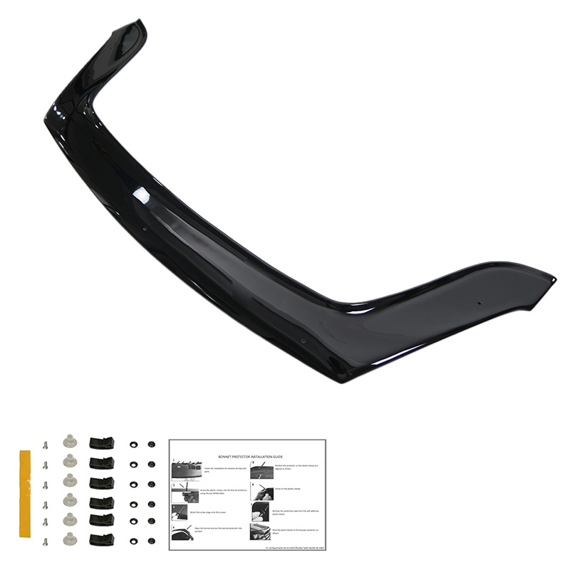 Protection du capot sur mesure pour Peugeot Partner Tepee 2008-2015 - Noir brillant