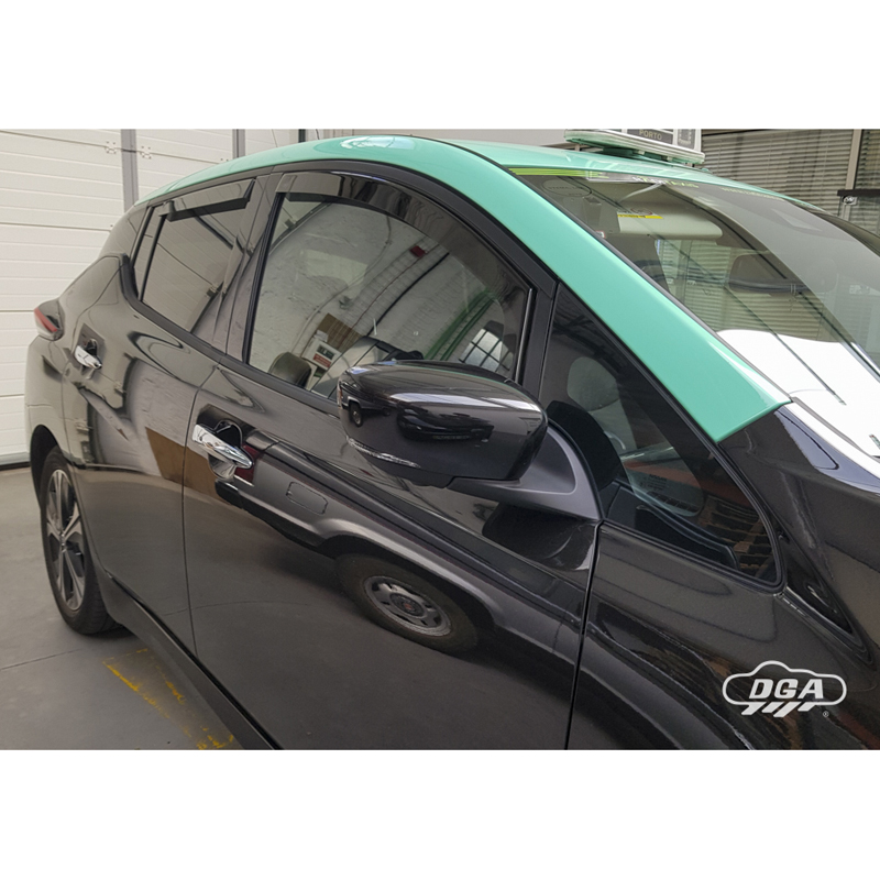 DGA Jeu de Déflecteurs d'Air sur mesure pour Nissan Leaf II (ZE1) 2018- (4-pièces)