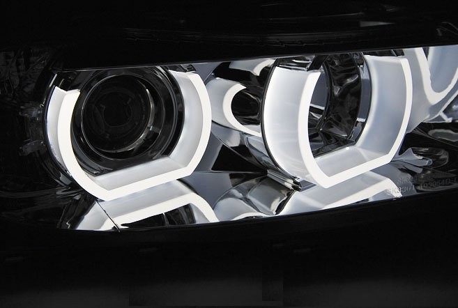 Phares BMW E90/E91 Angel Eyes Ice CCFL