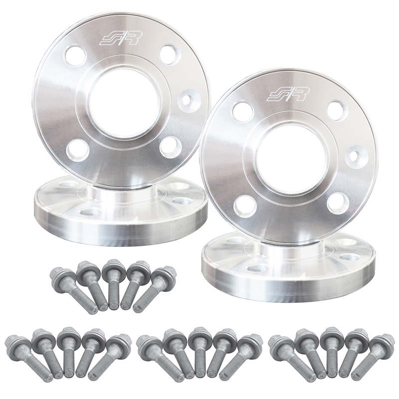 Simoni Racing Kit d'Élargisseurs de Roue en aluminium - 2x16mm(AV) - 2x20mm(AR) (Moyeu 65,1mm) avec boulons de roue - sur mesure pour Peugeot divers
