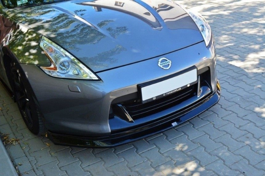Voorspoiler Nissan 370Z Maxton Design Glans Zwart