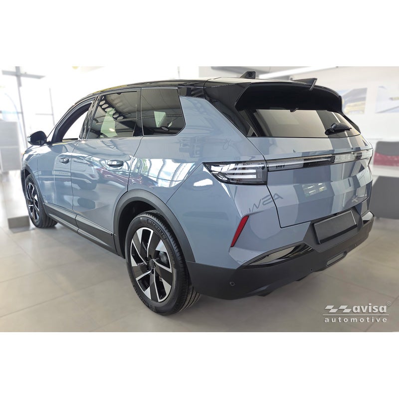 Avisa Protection de Seuil de Coffre Acier Inox sur mesure pour Opel Grandland II 2024- - Argent - 2-pièces
