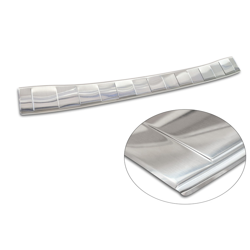Protection de seuil arrière inox sur mesure pour BMW Série 3 Touring (G21) Facelift 2022- avec Pacquet-M 'Ribs'