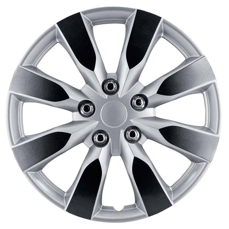 Jeu d'enjoliveurs Arkansas 15-inch argent/gunmetal