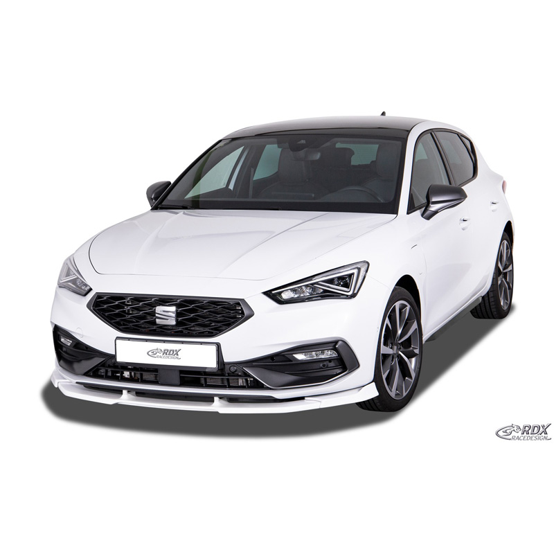 Jupes latérales 'Slim' sur mesure pour Seat Leon (KL) 2020- incl. Sportstourer. (ABS noir luisant)