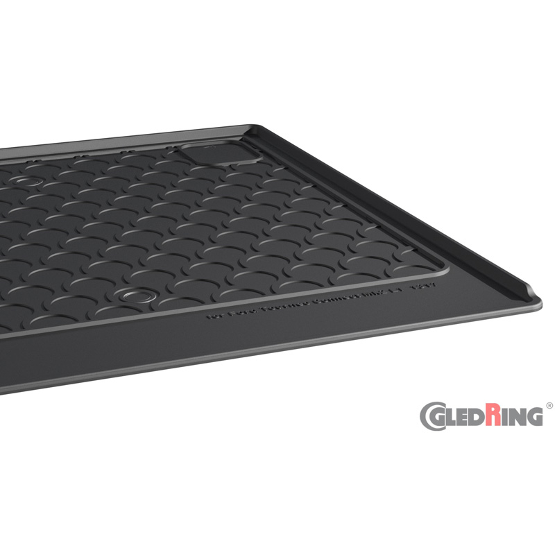 Coquille coffre-arrière Rubbasol (caoutchouc) sur mesure pour Ford Tourneo Connect L1 2014-2022 (Version personnes)