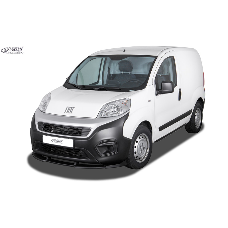 RDX Racedesign Jupes latérales 'Slim' sur mesure pour Fiat Qubo & Fiorino (225) 2016-2024 (ABS noir luisant)