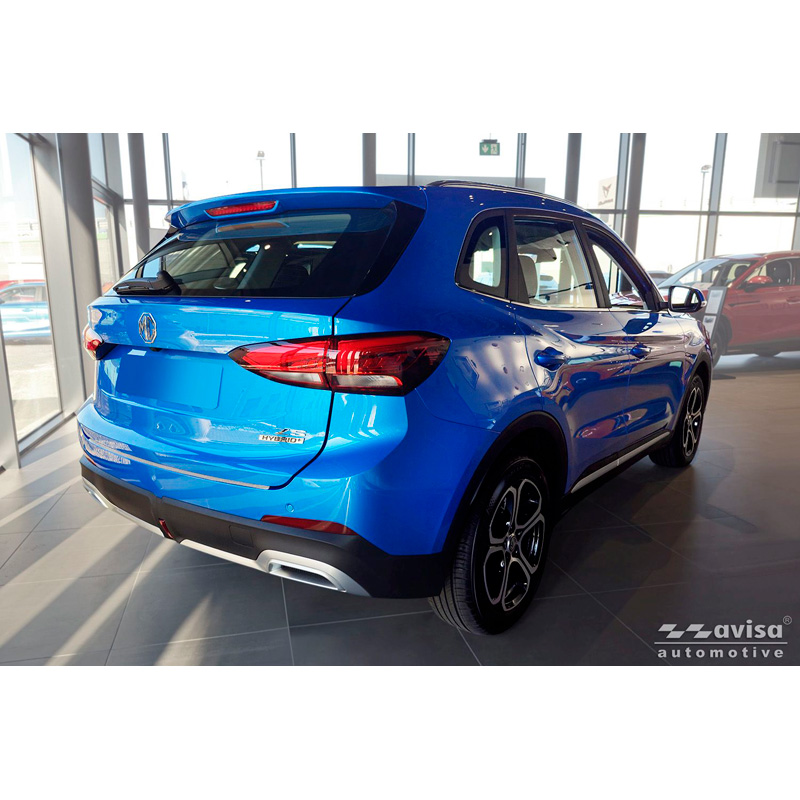 Avisa Protection de seuil arrière inox sur mesure pour MG ZS II 2024- 'Ribs'