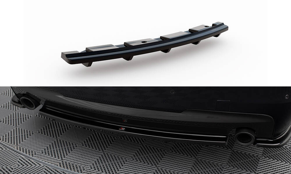 Diffuser BMW 5 Serie M Pakket F10 Maxton Glans Zwart
