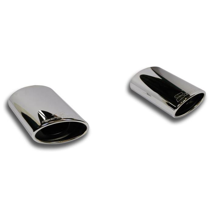 AUDI A3 8VA SPORTBACK QUATTRO 1.8 TFSi (180 Hp) 2013 -> 2015 Oval endpipe kit Right + Left 145 x 95
