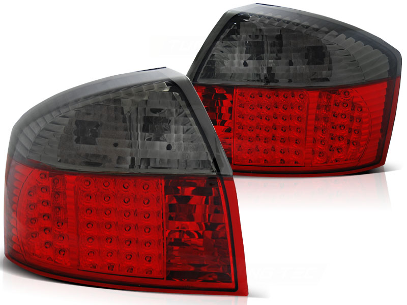 Feux arriere Audi A4 Limousine 01-04 LED rouges/de fumee