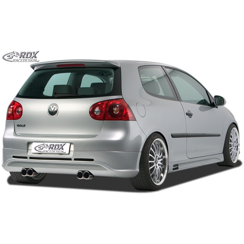 Jupe arrière sur mesure pour Volkswagen Golf V GTI/R Hatchback 3/5-portes 2003-2008 (échappement à gauche/droite) excl. Variant/Plus (ABS)