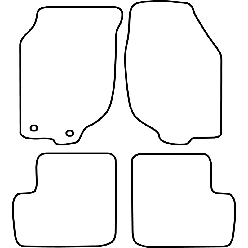 Set de tapis de sol sur mesure pour Rover 200 1996-1999