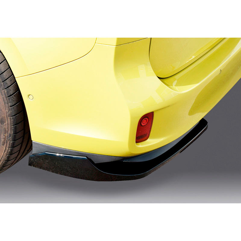 RGM Jupes d'Angle Arrière sur mesure pour Volkswagen ID. Buzz 2022- - Noir brillant (ABS)