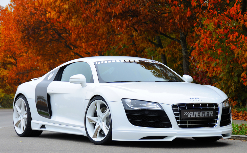 Zijskirts Audi R8 Rieger