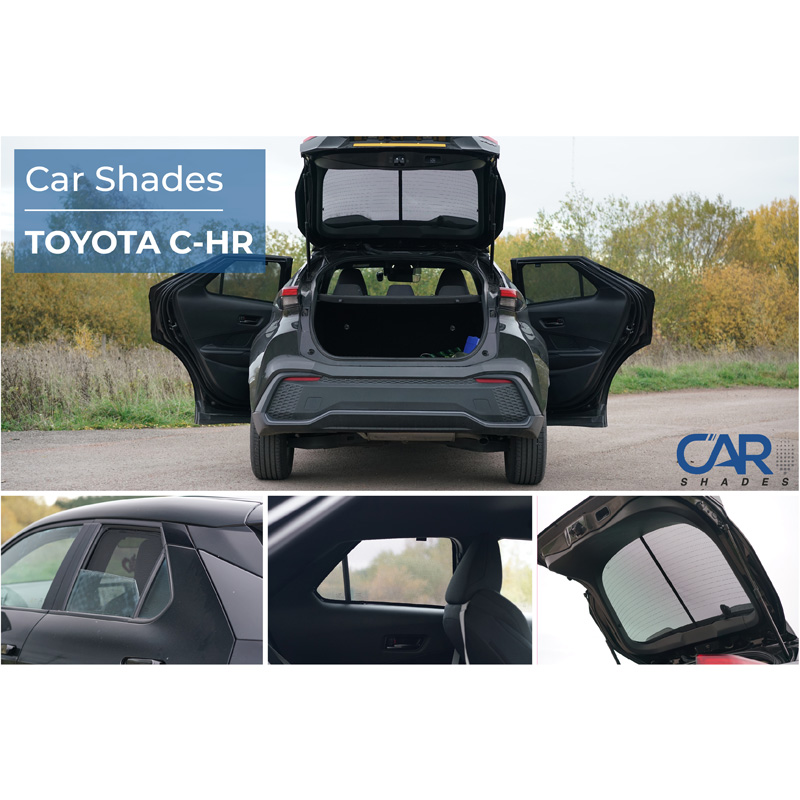 Set de Car Shades sur mesure pour Toyota C-HR II 2023- (4-pièces)