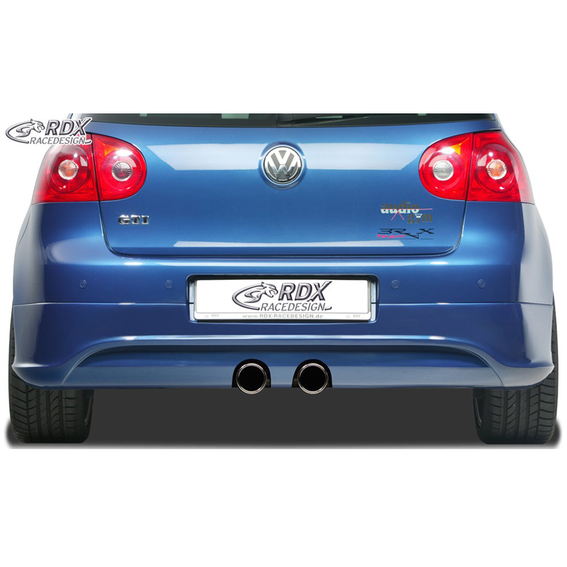 Jupe arrière sur mesure pour Volkswagen Golf V R32 Hatchback 3/5-portes 2003-2008 (R32 échappement) excl. Variant/Plus (ABS)
