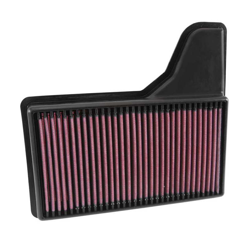 K&N Filtre à air de remplacement sur mesure pour Ford Mustang 2.3, 3.7 / Mustang GT 5.0 2015-2017 (33-5029)