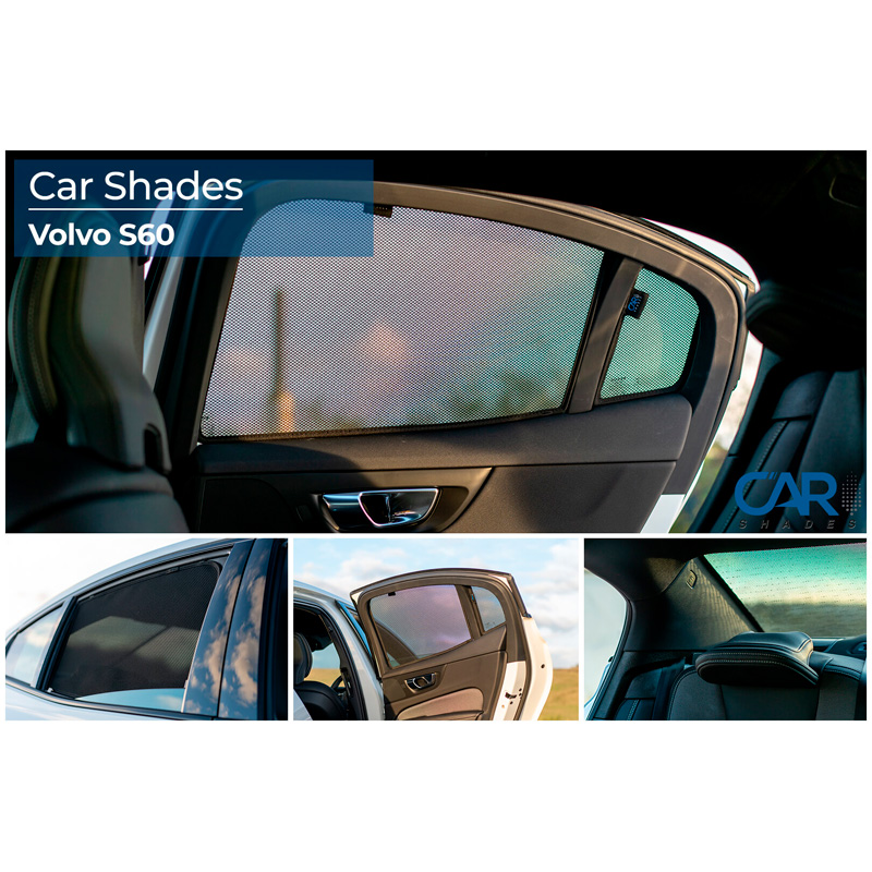 Set de Car Shades sur mesure pour Volvo S60 III 2018- (6-pièces)
