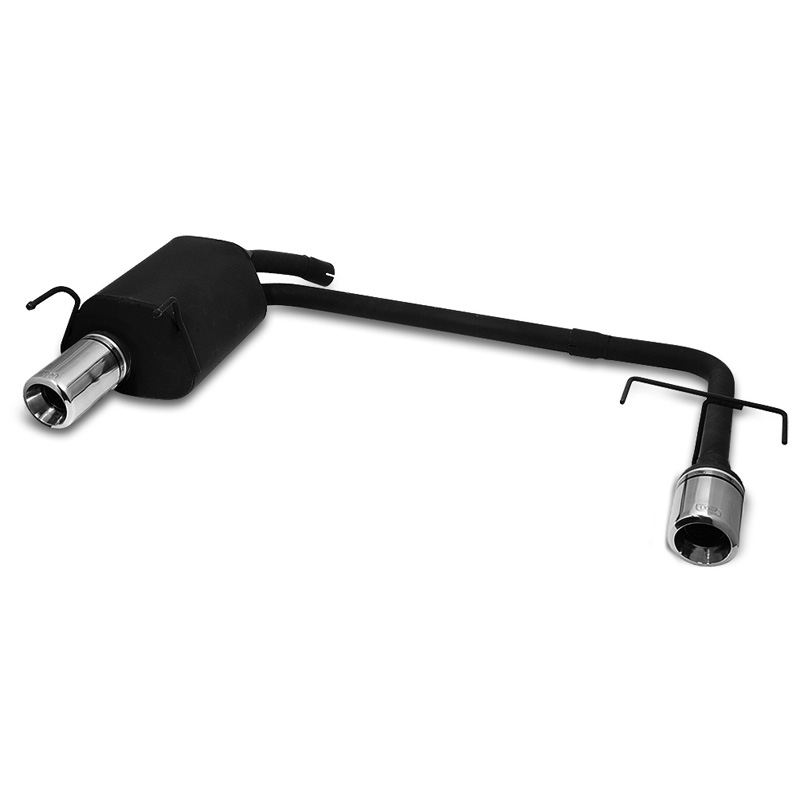 Échappement double sur mesure pour Opel Vectra C HB 1.6 16V 74kW/1.8 16V 81/90kW/2.2 16V 108kW/2.0DTi 74kW/2.2DTi 86/92kW 2002-2008 (avec découpe en pare-chocs) 100mm