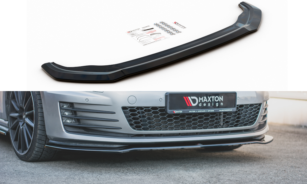 Voorspoiler VW Golf 7 GTI Glans Zwart