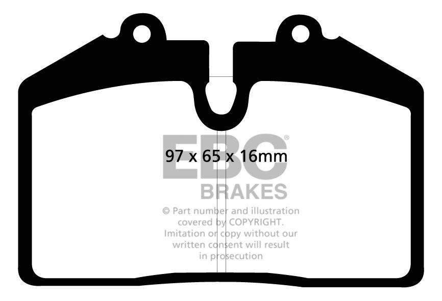 EBC Brakes ALFA ROMEO Giulia (101) 1.3 Sprint 62-64 Remblokken a