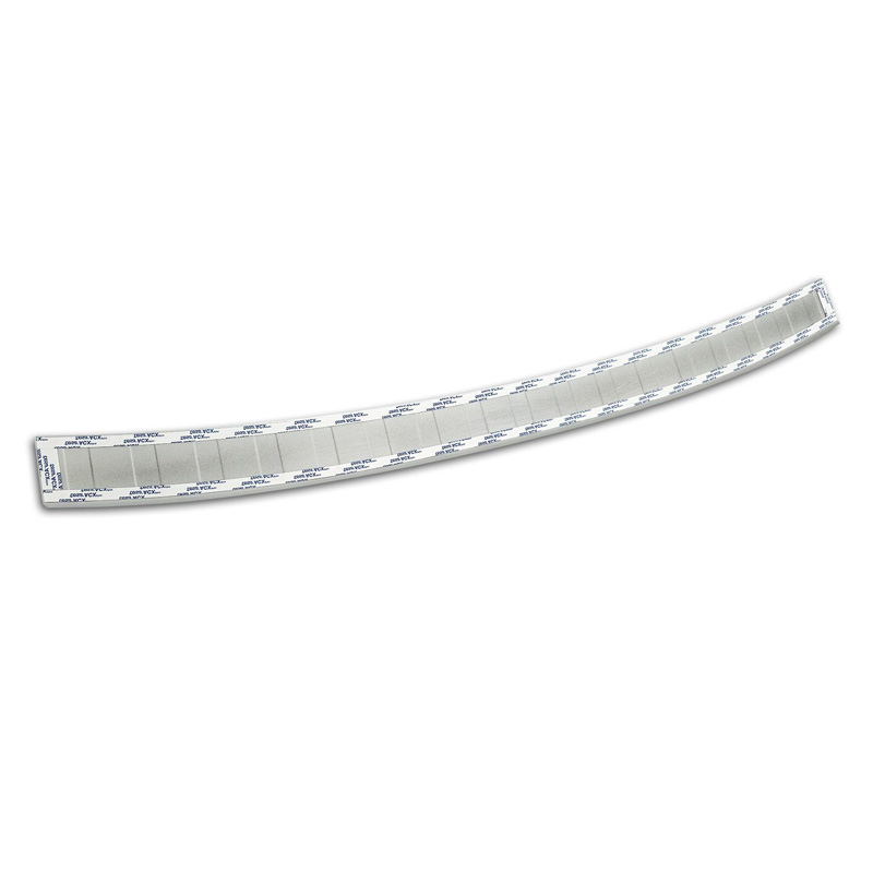 Avisa Protection de seuil arrière inox thermolaqué sur mesure pour Volvo XC60 II 2017-2021 & FL 2021- incl. R-Design 'Soft Silver'