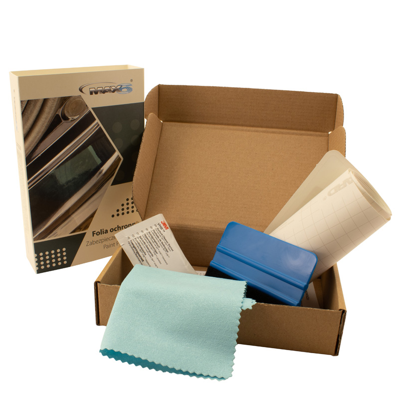 MAX6 Film de protection du pare-chocs arrière sur mesure pour Toyota Corolla (E21) Sedan 2019- - Transparent