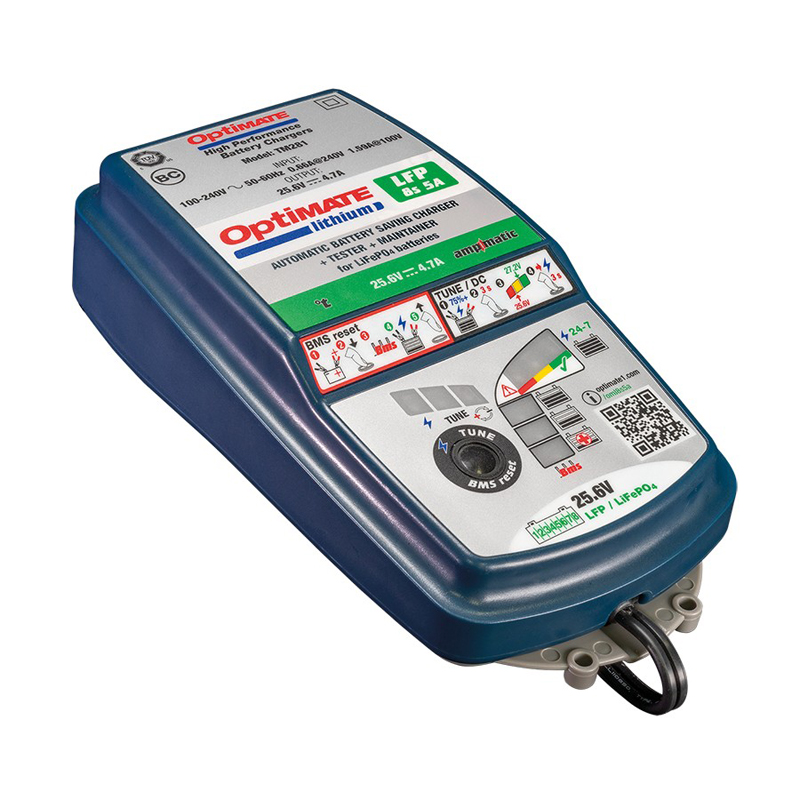 OptiMate Lithium 8s 5-Amp véritable chargeur et mainteneur