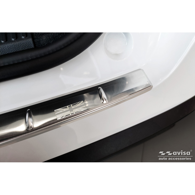 Protection de seuil arrière inox sur mesure pour MG 4 (EV) 2022- 'British Flag'