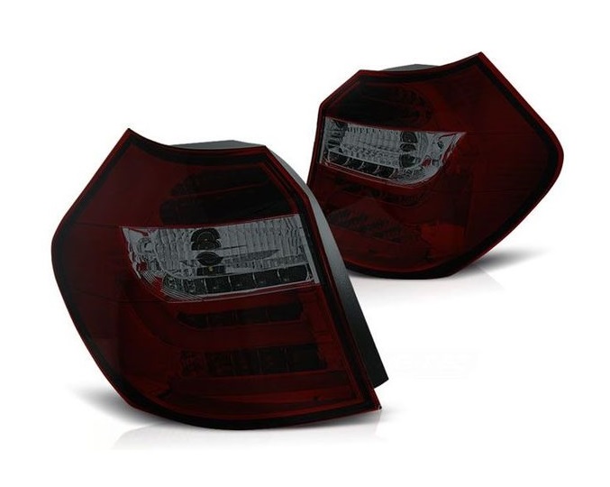 Taillights fits BMW E87/E81 Tube LED red/smoke 04-06